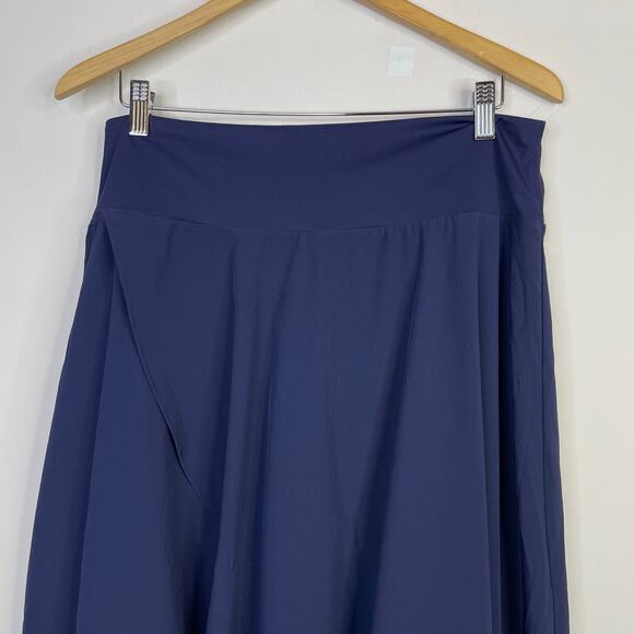 Halara Breezeful High Waisted High Low Ruffle Flowy Midi Quick Dry Skirt XL New - Picture 4 of 16